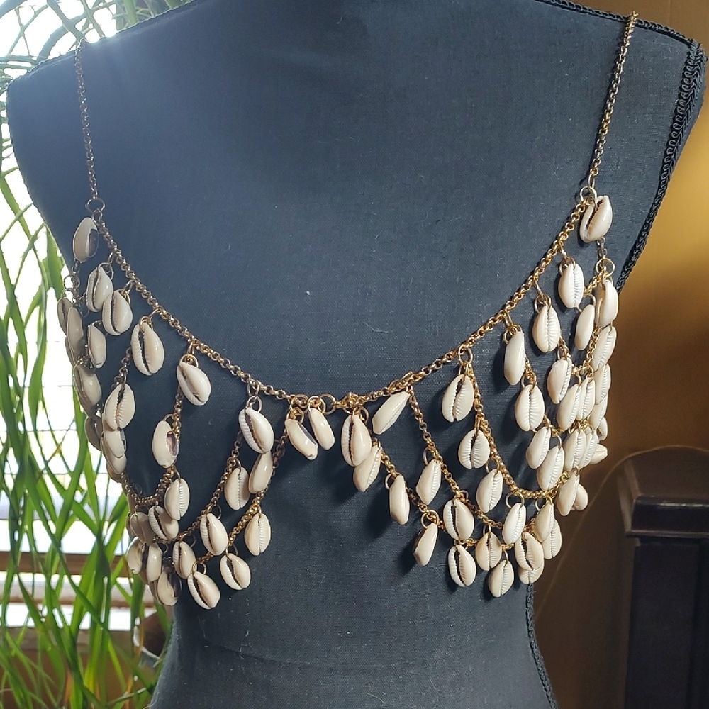 Anthropologie Bronze Chain Necklace